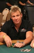 Shane Warne at Ante Up For Africa