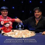 Wessel Jacobs, winner and Joe Rahme , second - All Africa Poker Tournament - August 2009