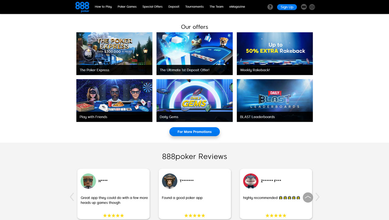 888 poker screenshot